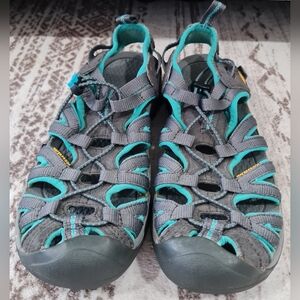 KEEN Whisper Sports Sandel (5124-DSCR) Dark Shadow Ceramic Women's US 8